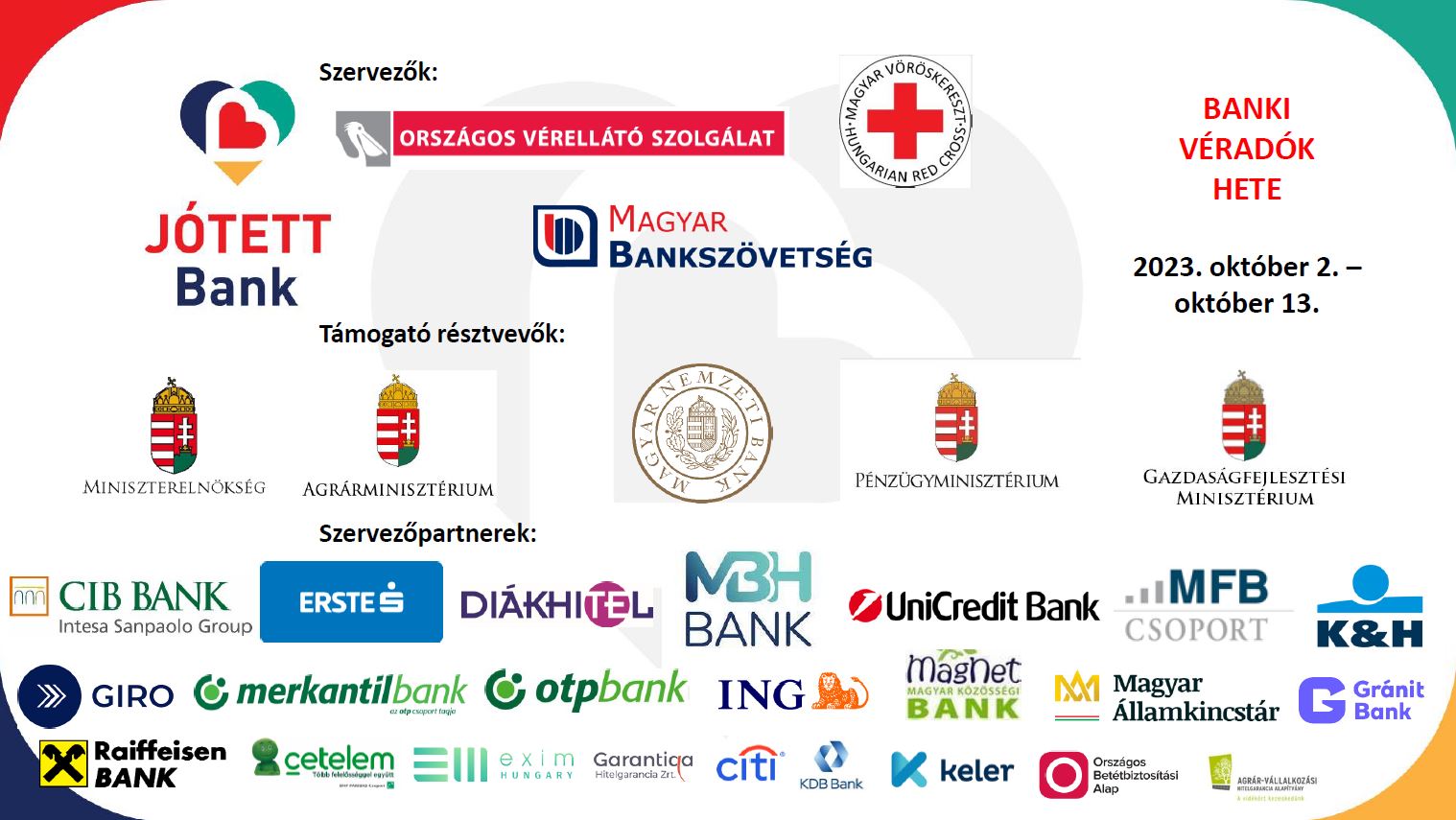 JÓTETT Bank - Önkéntes véradás 2023